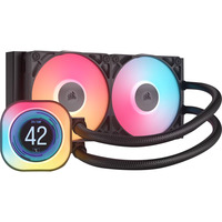 Corsair iCUE LINK TITAN 240 RX LCD RGB Ricondizionato, Raffreddamento ad acqua Nero