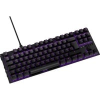 NZXT KB-1TKDE-BR tastiera USB QWERTZ Tedesco Nero, Tastiera da gioco Nero, Tenkeyless (80 - 87%), USB, Interruttore a chiave meccanica, QWERTZ, LED, Nero