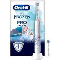 Procter & Gamble PRO 14876673 spazzolino elettrico Bambino Spazzolino rotante Multicolore, Bianco, Spazzolino da denti elettrico Bambino, Spazzolino rotante, Cura quotidiana, Lucidatura, Sensibile, Multicolore, Bianco, 4 x 30 sec, Morbido