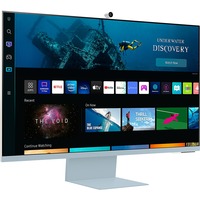 SAMSUNG Smart Monitor Serie M8 - M80B da 32'' UHD Flat blu, 81,3 cm (32"), 3840 x 2160 Pixel, 4K Ultra HD, 4 ms, Blu, Bianco