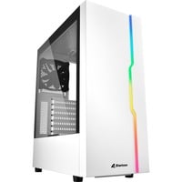 Sharkoon RGB Slider Midi Tower Bianco, Chassis Tower bianco, Midi Tower, PC, Bianco, ATX, micro ATX, Mini-ITX, Giocare, Multi