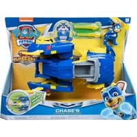 Spin Master PAW Patrol, Auto di Pattuglia Trasformabile Powered Up di Mighty Pups Super PAWs Chase,  veicolo da gioco PAW Patrol , Auto di Pattuglia Trasformabile Powered Up di Mighty Pups Super PAWs Chase, Camion, Mighty Pups, 3 anno/i, Plastica, Blu, Giallo