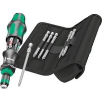 Wera 05051017001 cacciavite manuale Cacciavite con punte multiple Cacciavite multifunzione, Set di bit Nero/Verde, 173 mm, 7,3 cm, 80 mm, 403 g, Nero/Verde