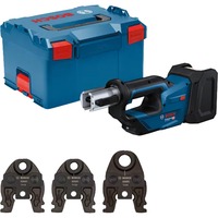 Bosch Utensile da pressatura a batteria GPT 18V-19 Professional solo, 18Volt, Kit TH, Macchina della pressa blu