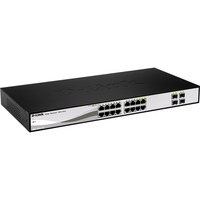 D-Link DGS-1210-16/E, Interruttore argento/Nero