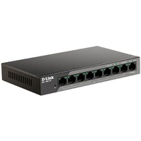 D-Link DSS-100E-9P switch di rete Non gestito Fast Ethernet (10/100) Supporto Power over Ethernet (PoE) Nero Non gestito, Fast Ethernet (10/100), Supporto Power over Ethernet (PoE)