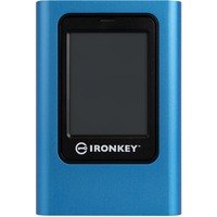 Kingston IronKey Vault Privacy 80 1.92 TB, Disco a stato solido blu/Nero
