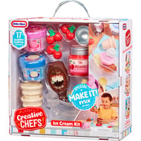 MGA Entertainment Little Tikes Creative Chefs Ice Cream Kit, Cucina Ice Cream Kit, 3 anno/i