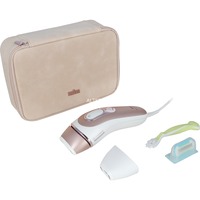 Procter & Gamble Epilatore Luce Pulsata Smart Skin I·Expert, Epilazione A Casa Tua, Custodia, Rasoio Donna Venus, 2 Testine, PL7147, Rimozione dei capelli bianco/Oro rosè, Epilazione A Casa Tua, Custodia, Rasoio Donna Venus, 2 Testine, PL7147, Luce pulsata intensa (IPL), Rose Gold, Bianco, AC