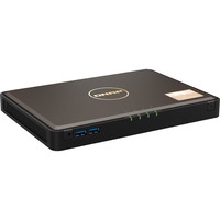 QNAP TBS-464 NAS Desktop Intel® Celeron® N5105 8 GB DDR4 0 TB QNAP Turbo System Nero NAS, Desktop, Intel® Celeron®, N5105, 8 GB, DDR4