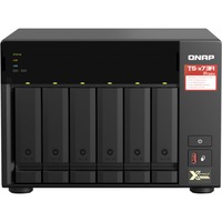 QNAP TS-673A NAS Tower Collegamento ethernet LAN Nero V1500B Nero/grigio, NAS, Tower, AMD Ryzen, V1500B, Nero