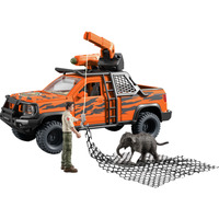 Schleich 42720 set da gioco,  veicolo da gioco Jungle, Wild animals / adventure toys, 3 anno/i, Multicolore, Plastica