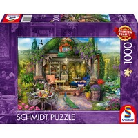 Schmidt Spiele Felicità nella casetta da giardino tra i vigneti, Puzzle 