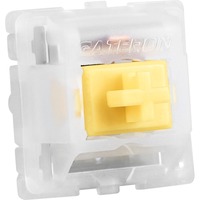 Sharkoon Linear Gateron CAP MILKY YELLOW Interruttori a tastiera giallo/Bianco, Interruttori a tastiera, Bianco, Giallo