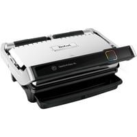 Tefal OptiGrill Elite XL GC760D Griglia di contatto, Come contattare con grill acciaio inox satinato/Nero, Acciaio inox, Acciaio inox, 800 cm², 40 x 20 mm, Termoplastica, 6 persona(e)
