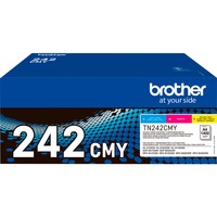 Brother TN-242CMY cartuccia toner 1 pz Originale Ciano, Magenta, Giallo 1400 pagine, Ciano, Magenta, Giallo, 1 pz