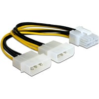 DeLOCK Cavo di alimentazione PCI Express 8 pin > 2x connettore 5,25" 4 pin 
