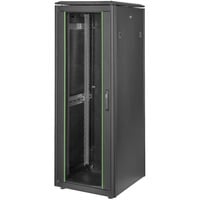 Digitus Armadio di rete Serie Unique - 600 x 600 mm (L x P), IT armadio Nero, Rack indipendenti, 32U, 800 kg, Nero