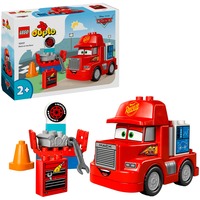 LEGO DUPLO Mack al circuito, Giochi di costruzione rosso, Set da costruzione, 2 anno/i, Plastica, 14 pz, 345 g