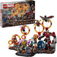| Marvel 76323 Avengers: Endgame la Battaglia Finale, Giocattolo con 10 Personaggi, Idea Regalo, Giochi per Bambini 10+, Giochi di costruzione