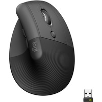 Image of Lift Mouse Ergonomico Verticale, Senza Fili, Ricevitore Bluetooth o Logi Bolt USB, Clic Silenziosi, 4 Tasti, Compatibile con Windows / macOS / iPadOS, Laptop, PC. Grafite