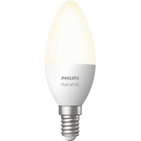 Philips Hue Philips Hue White Lampadina Smart E14 40W, Lampada a LED Philips Hue White Lampadina Smart E14 40W, Lampadina intelligente, Bianco, Bluetooth/Zigbee, LED integrato, E14, Bianco caldo