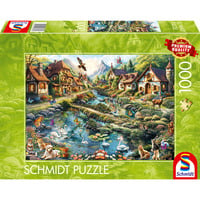 Schmidt Spiele Villaggio al margine del bosco, Puzzle 