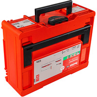 fischer DuoLine + vite Systainer M137, Tassello grigio chiaro/Rosso