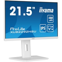 iiyama XUB2292HSU-W6, Monitor LED bianco (matto)