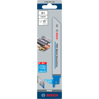 Bosch 2 608 657 407 lama per sega a gattuccio, sega a traforo e sega universale Lama per sega circolare Bimetallo 5 pz Lama per sega circolare, Tubo, Profilato, Lamiera (spessore medio), Bimetallo, 1,8 mm, 2,6 mm, 1,25 mm