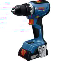 Bosch Avvitatore a batteria GSR 18V-65 Professional, set professionale con utensili manuali, Trapano avvitatore blu