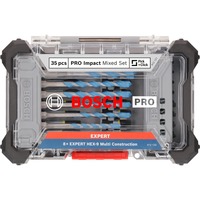 Bosch Set di punte miste PRO Impact, 35 pezzi, Trapano & Set di bit 