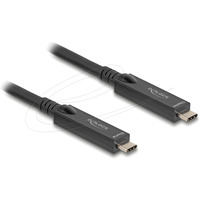 DeLOCK Cavo USB-C ottico attivo 8K video + dati + PD Nero