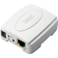 Digitus Print Server Fast Ethernet , USB 2.0, Server di stampa bianco, USB 2.0, Bianco, Taiwan, LAN Ethernet, IEEE 802.3, IEEE 802.3u, 10,100 Mbit/s, TCP/IP, IPX/SPX, NetBEUI, AppleTalk,