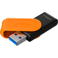 Kingston DataTraveler 256GB Portable USB 3.2 Gen 1 Exodia S (Nero/Arancia), Chiavetta USB Nero/Orange, 256 GB, USB tipo A, 3.2 Gen 1 (3.1 Gen 1), Girevole, 8,72 g, Nero, Arancione