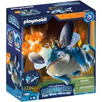 PLAYMOBIL Dragons: The Nine Realms - Plowhorn & D'Angelo, Giochi di costruzione 