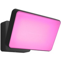Philips Hue Proiettore per esterni Discover, Luce LED Nero, Philips Hue White and Color ambiance Proiettore per esterni Discover, Lampada a parete intelligente, Bluetooth/Zigbee, Nero, LED, Metallo, Sintetico, Lampadina/e non sostituibile/i