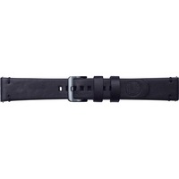 Samsung Bracciale in pelle Essex di Strap Studio, Cinturino orologio Nero