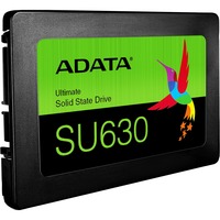 ADATA ULTIMATE SU630 2.5" 240 GB SATA QLC 3D NAND, Disco a stato solido Nero, 240 GB, 2.5", 520 MB/s, 6 Gbit/s