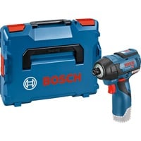 Bosch GDR 12V-110 Professional 2600 Giri/min Nero, Blu, Rosso, Avvitatore blu/Nero, Cacciavite a percussione, Impugnatura a pistola, 1/4", Nero, Blu, Rosso, Senza spazzola, 2600 Giri/min