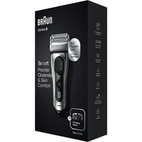 Series 8 8417S rasoio elettrico Trimmer Nero, Argento
