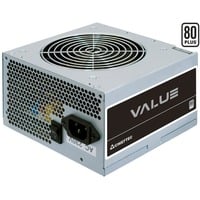 Chieftec APB-400B8 alimentatore per computer 400 W 20+4 pin ATX PS/2 Argento, Alimentatore PC grigio, 400 W, 200 - 240 V, 47 - 63 Hz, 3 A, Attivo, 100 W