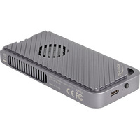 DeLOCK Custodia per unità M.2 NVMe USB 40 Gbps stile gaming, Disk enclosure grigio