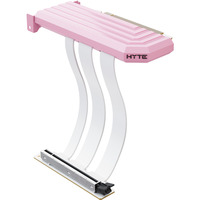 HYTE PCIe 5.0 Hyper Riser, Cavo di prolunga rosa/Bianco