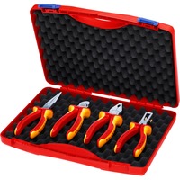 KNIPEX 00 20 15 pinza Set di pinze, Set pinze rosso/Giallo, Set di pinze, Acciaio, Polipropilene (PP), Rosso/giallo, 1,43 kg