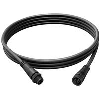 Philips Cavo di estensione per esterni 2,5 m, Cavo di prolunga Nero, Philips Cavo di estensione per esterni 2,5 m, Cavo di alimentazione di uscita, Nero, Plastica, Giardino, Cortile, IP67, III