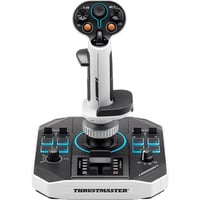 Thrustmaster Sol-R 1 Nero, Bianco USB Flightstick Analogico/Digitale PC, Joystick Nero/Bianco, Flightstick, PC, Analogico/Digitale, Cablato, USB, USB tipo-C