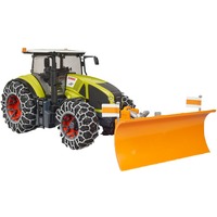 bruder Claas Axion 950 con catene da neve e lama spazzaneve, Veicolo modello 