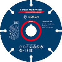 Bosch 2 608 901 189 fornitura per utensili rotanti per molatura/levigatura Plastica, Legno Disco da taglio, Lama Disco da taglio, Plastica, Legno, Carburo, Bosch, Blu, Rotondo