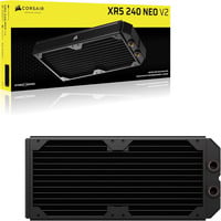 Corsair Hydro X Series XR5 NEO 240 V2, Radiatore Nero